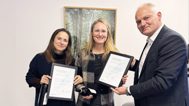 Psykolog Cathrine Mariager, Liv Vadskjær Hjorth & CEO Michael Gram Kirkegaard.
