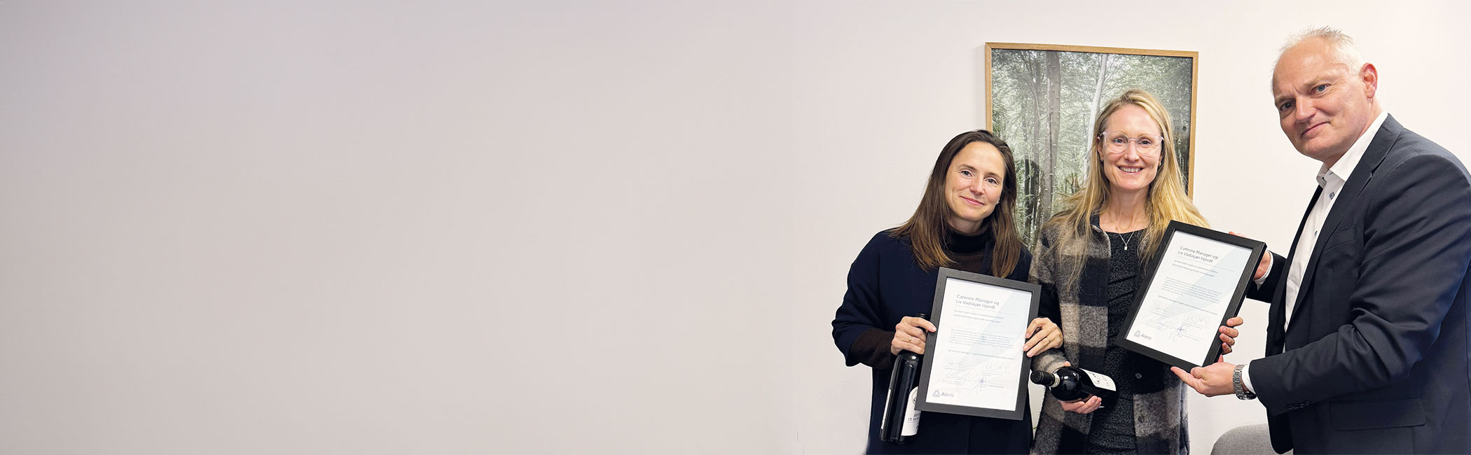 Psykolog Cathrine Mariager, Liv Vadskjær Hjorth & CEO Michael Gram Kirkegaard.