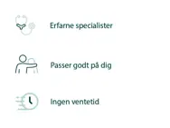 Hos gynækologi ved Aleris passer vi godt på dig, der er erfarne specialister og ingen ventetid.