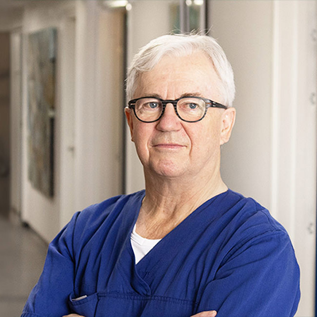 Overlæge, Professor, dr. med Peter Funch-Jensen ved Aleris Hospitaler.
